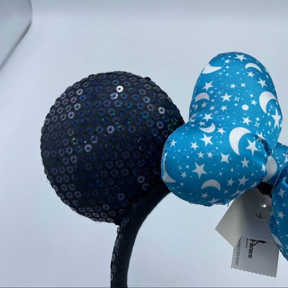 Disney Black and Blue Minnie Mouse Ears - Picture 9 of 11